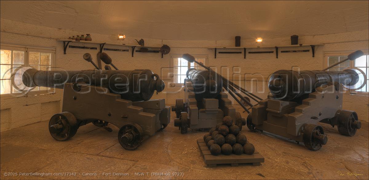 Peter Bellingham Photography Canons - Fort Denison - NSW T (PBH4 00 9723)